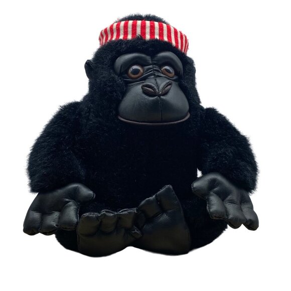 Vintage 24K Polar Puff Ramon the Workout Exercise Gorilla Plush Stuffed Animal 7 - Picture 1 of 7